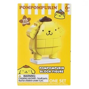 Sanrio PomPomPurin Build Kit Block Figure 115 Pieces Yellow